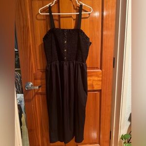 SHEIN Black Sleeveless Dress